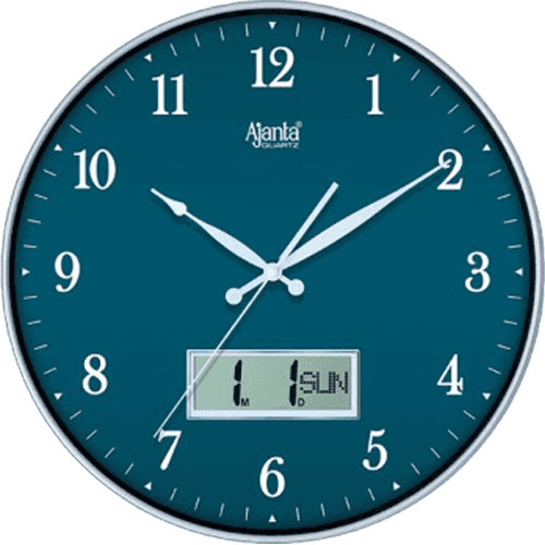 Ajanta 9107 Blue Designer Sweep Clock 