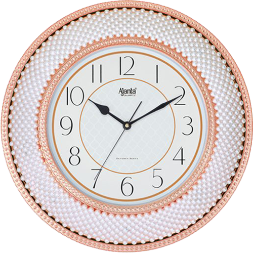 Copper Designer Sweep Wall Clock – 8777 – Ajanta, 1-Year Warranty