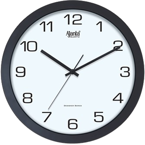 Ajanta Wall Clock 1057 – White – Elegant Designer Sweep Clock