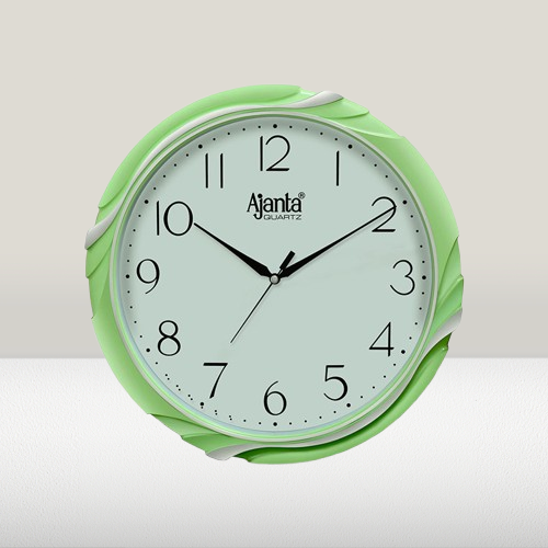 Ajanta Wall Clock – Fancy Clock – 2677 – Parrot Green