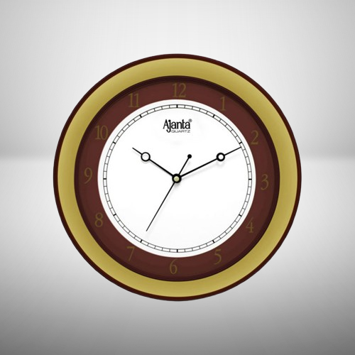 Elegant Ajanta Wall Clock – 597 – Brown | Best Price for Resellers