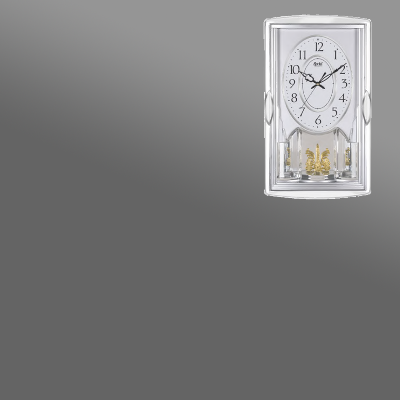 Ajnata Wall Clock – a Musical Pendulum Quartz Wall Clock measuring a perfect 445 x 265 x 90mm(6127)