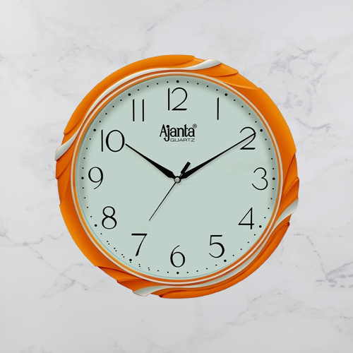 Fancy Orange Wall Clock 2677 – Best Wholesale Price