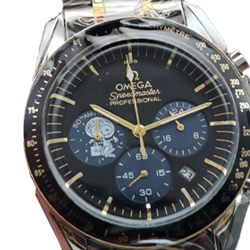 OMEGA Speed Master Professional double shaded blue dial chronograph watch 