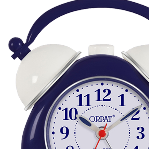 Orpat Time Piece Buzzer Alarm Clock Blue (TBB-777)