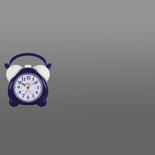 Orpat Time Piece Buzzer Alarm Clock Blue (TBB-777)