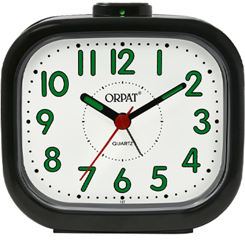 Orpat Buzzer Alarm Clock Black(TBB-127)