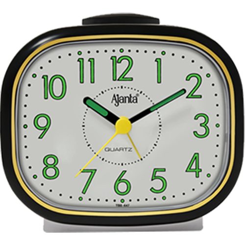 Orpat Time Piece Buzzer Alarm Clock Black(TBB-647)