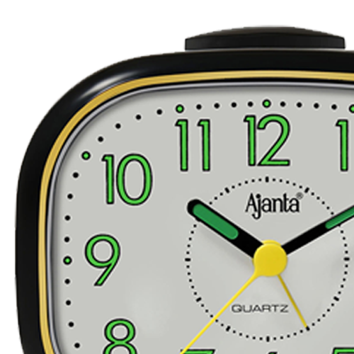 Orpat Time Piece Buzzer Alarm Clock Black(TBB-647)