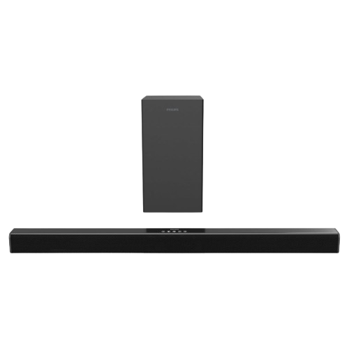 Bulk PHILIPS 2.1Ch Bluetooth Soundbar – TAB4218/94 with HDMI, Aux, USB, and Coaxial Connectivity