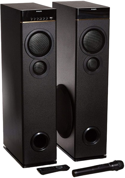 Philips SPA9080B Bluetooth Tower Speakers (80W, Waterproof, Bass Boost)