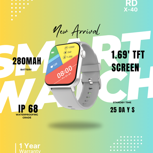 RD X-40 Smartwatch – 1.69