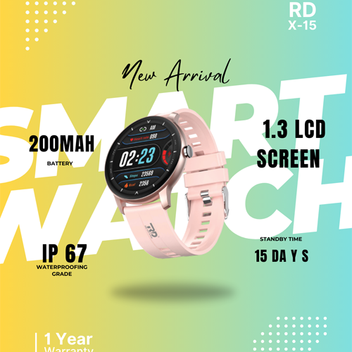 Wholesale RD X-60 Smart Watch – Pink, 200mAh, 2.1