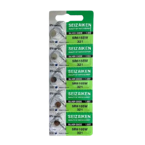 Seizaiken SR616SW 321 Silver Oxide watch Battery 1.55V