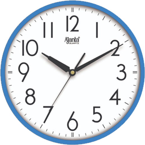 Ajanta office simple clock (4007) (Blue)