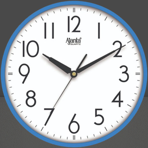 Ajanta office simple clock (4007) (Blue)