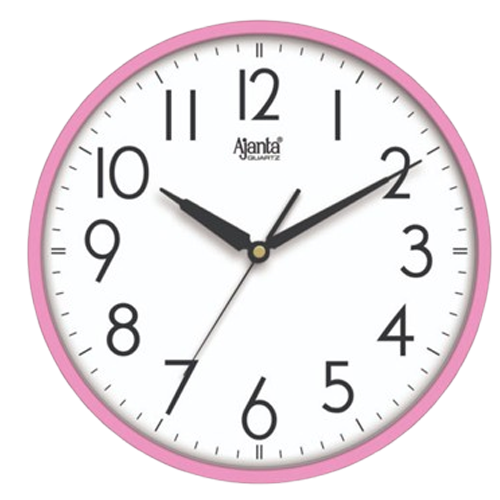 Ajanta office simple clock (4007) (pink)