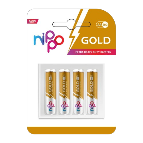 Nippo gold AA 3DG Zinc carbon battery