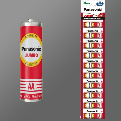 Panasonic AA jumbo Zinc carbon battery