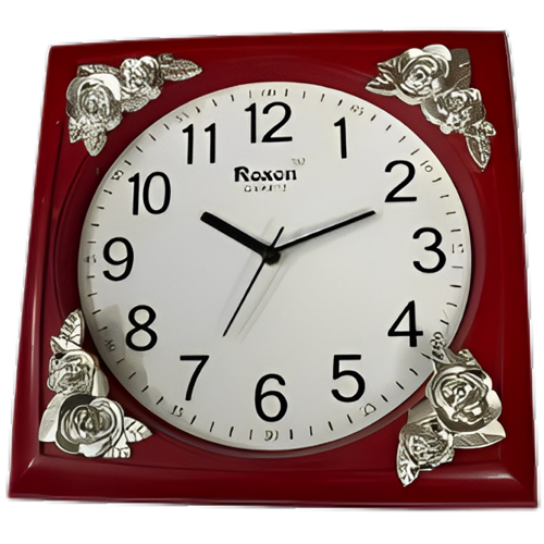 Roxon analog designer wall clock with dial size of 9 inch