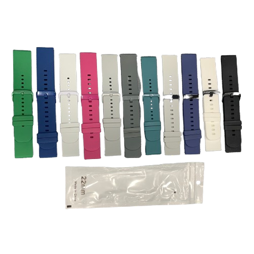 Soft silicon watch straps (22/24mm)