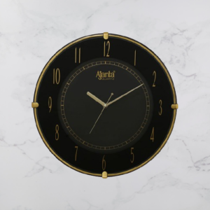 Ajanta-1197-Black-Fancy-Wall-Clock